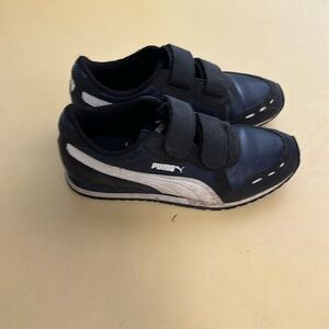 Puma Kids Shoes in Black and White